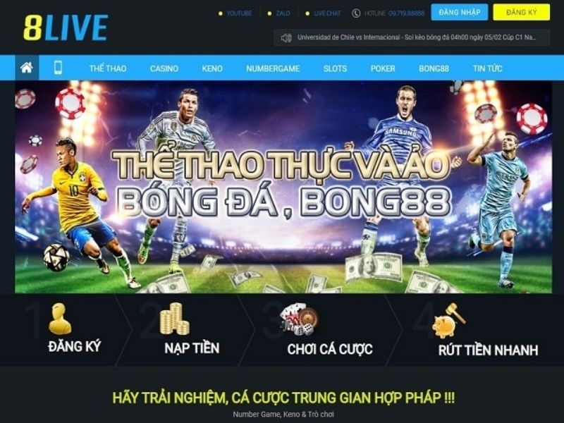 Nhà cái 8LIVE US lừa đảo