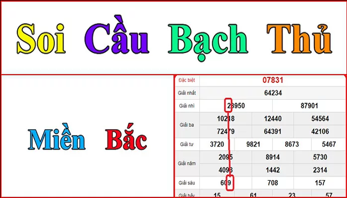 Soi cầu lô bạch thủ XSMB