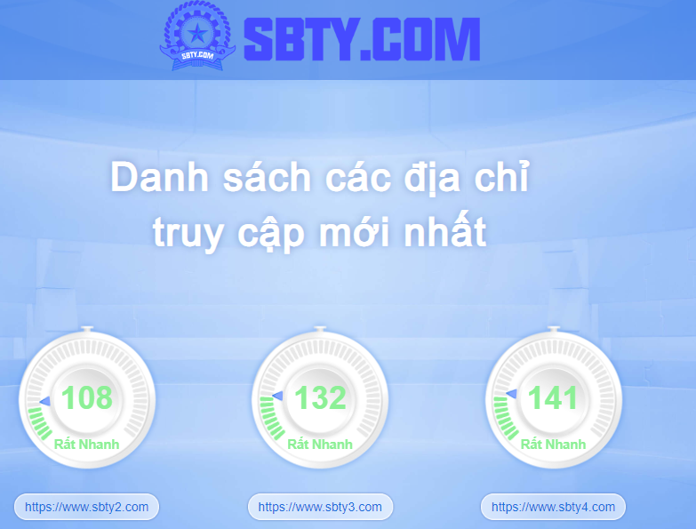 danh sách link dự phòng cua SBTY.COM