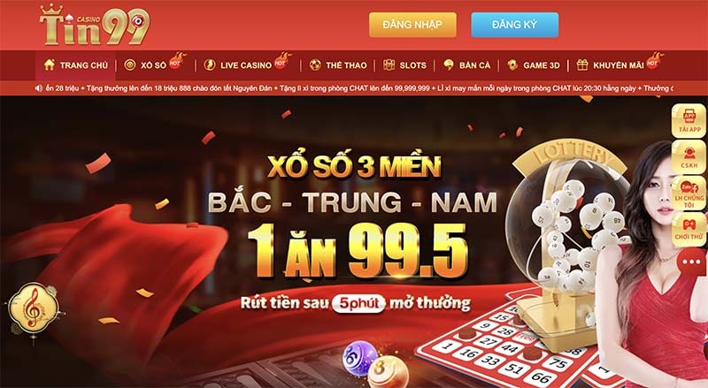 TIN99 ❤️️ Nhà Cái Tin99 Casino Tặng Thưởng【Siêu Hot 2022】