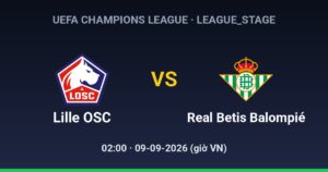 Lille OSC vs Real Betis Balompié